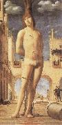 Antonello da Messina St Sebastian oil